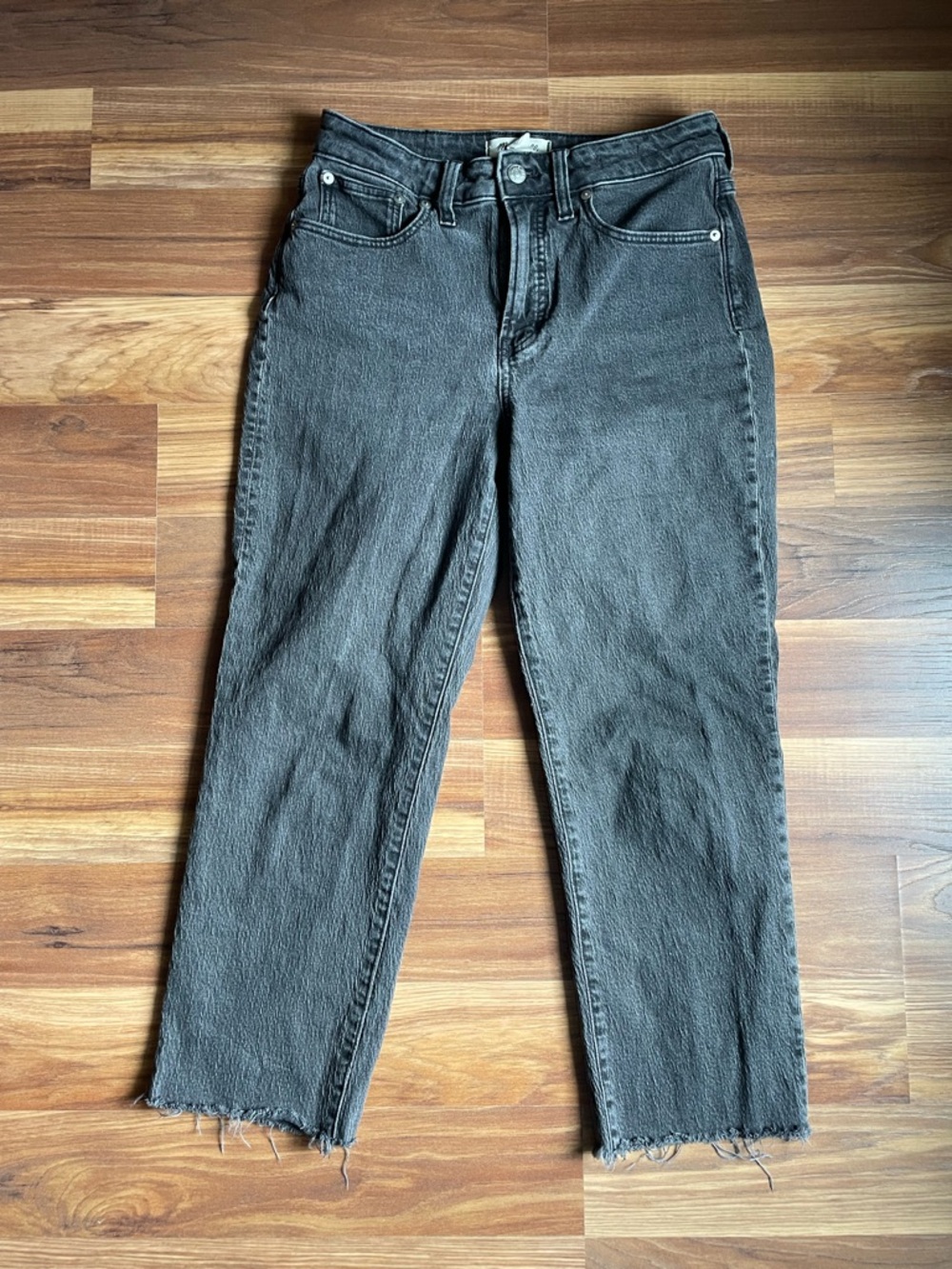 Madewell The Curvy Perfect Vintage Straight Jean in Lunar Wash Size 28 Petite - Picture 4 of 11
